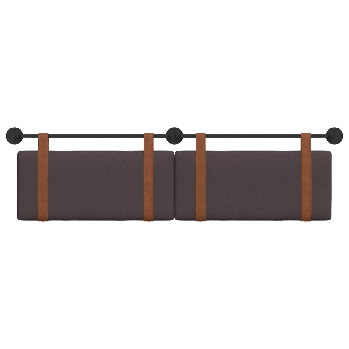 Testata appesa Marrone Scuro 170 x 55 x 5 cm PU Antico
