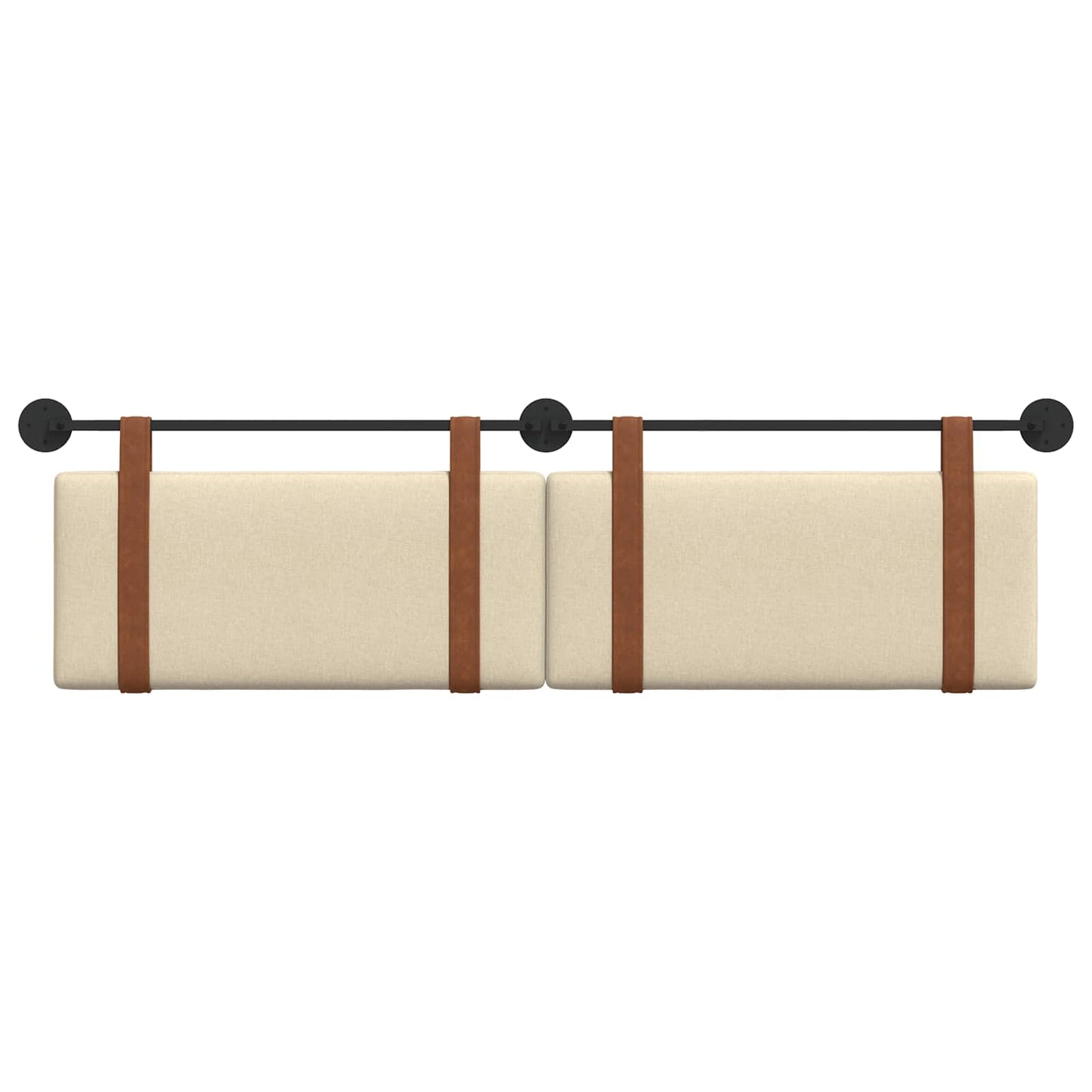 Testata appesa Tinta unita Crema 170 x 55 x 5 cm PU Antico