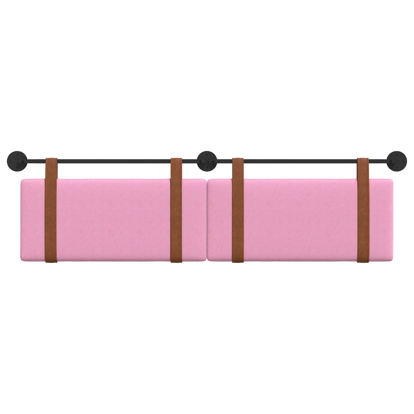 Testata appesa Tinta unita Rosa 170 x 55 x 5 cm PU Antico