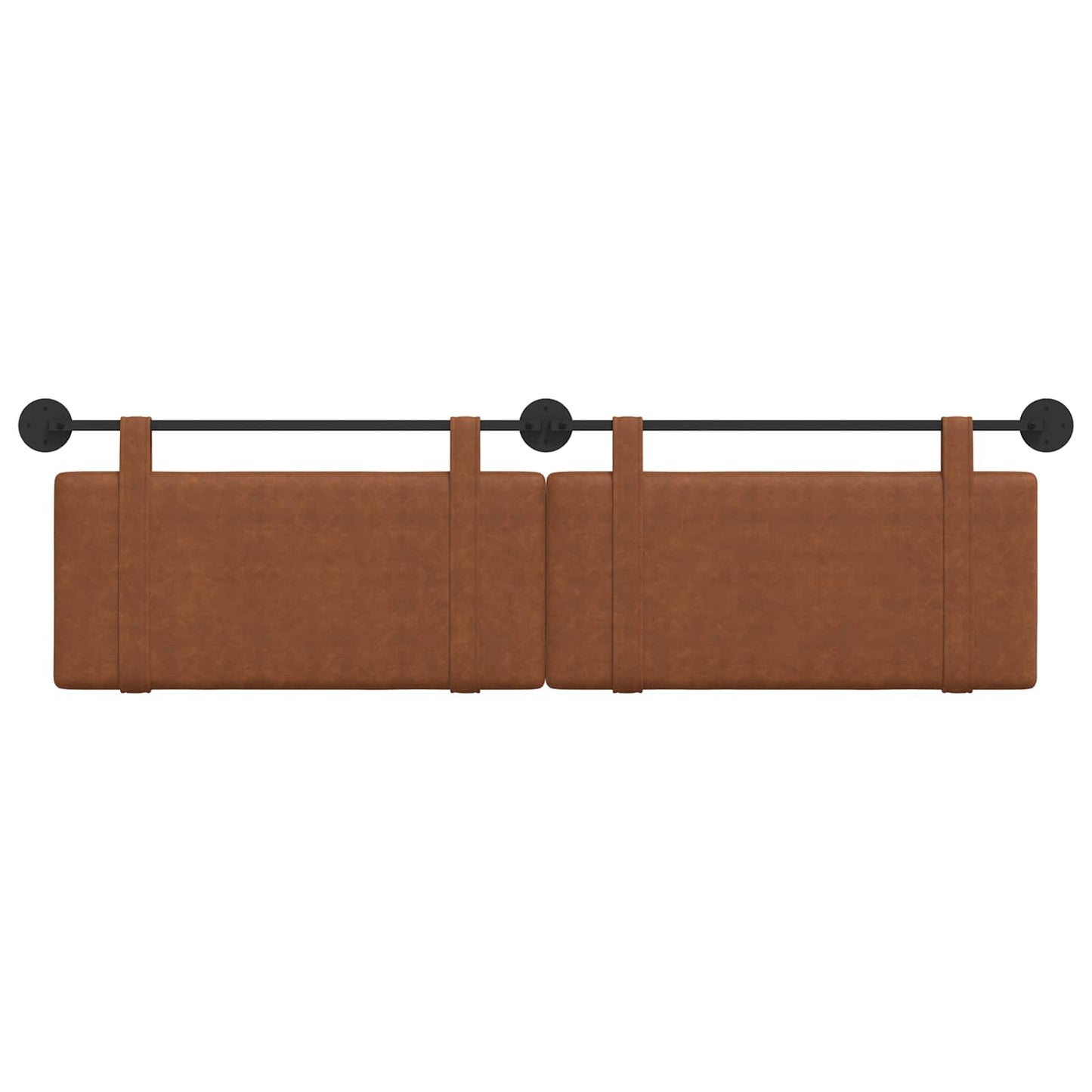 Testata appesa Tinta unita Marrone 190 x 55 x 5 cm PU Antico