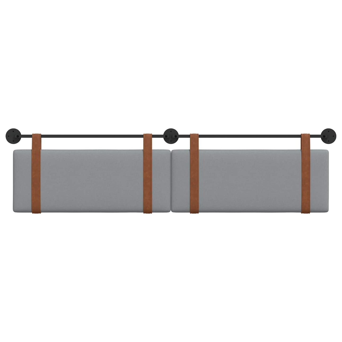 Testata appesa Grigio chiaro 210 x 55 x 5 cm PU Antico
