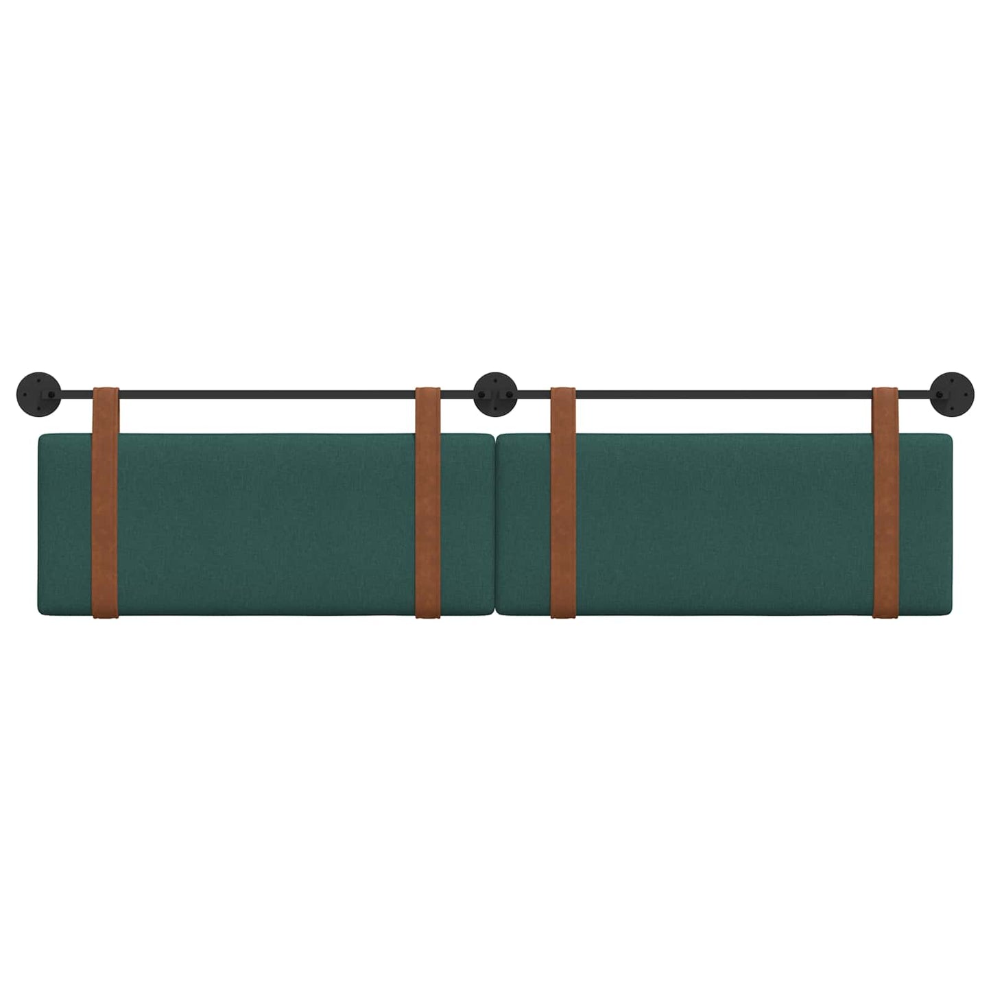 Testata appesa Verde Scuro 210 x 55 x 5 cm PU Antico