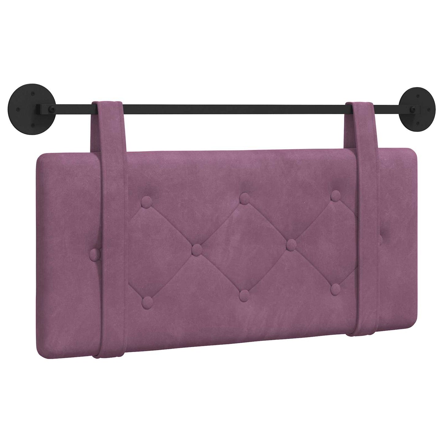 Testata appesa Montaggio a parete Viola 100 x 55 x 5 cm Velluto