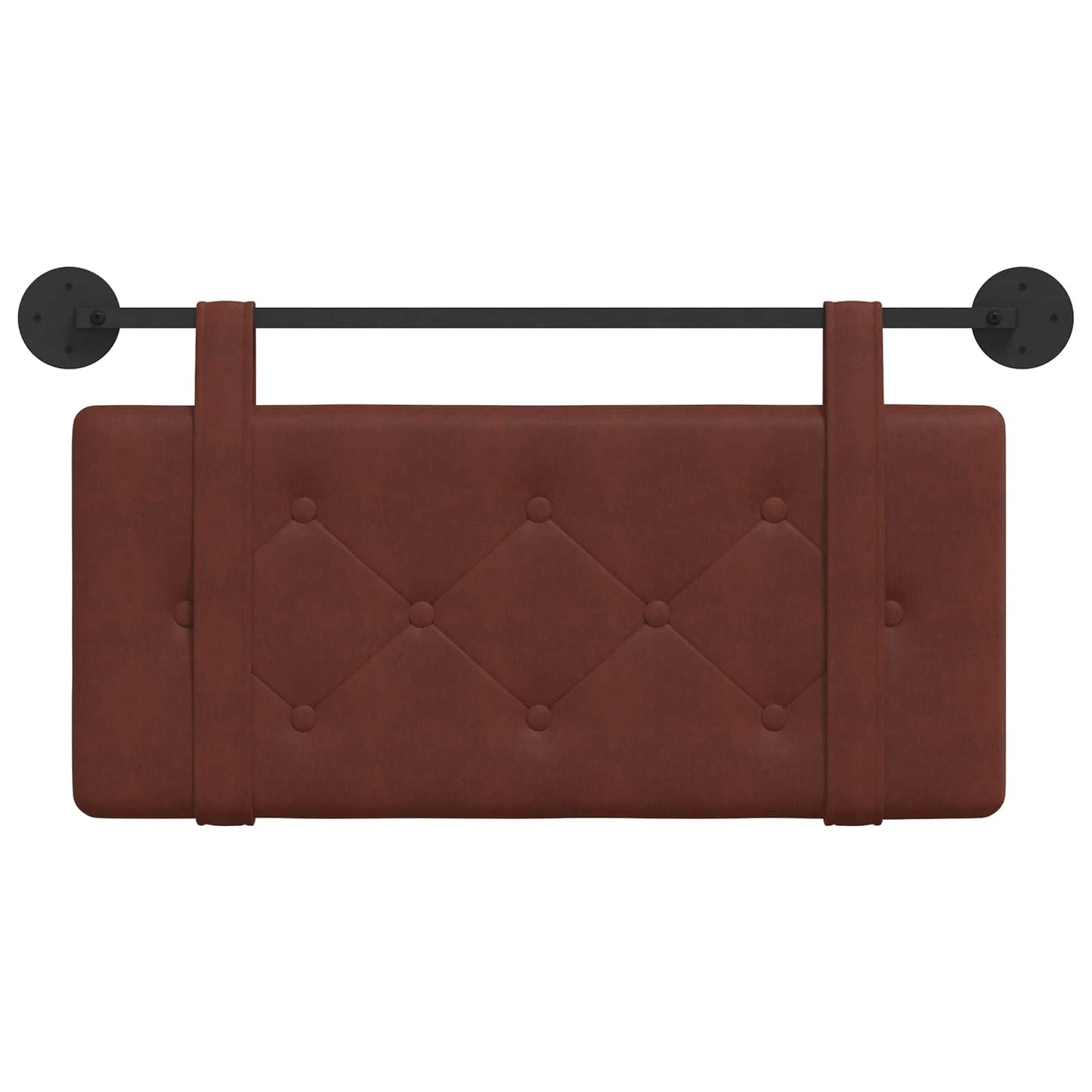 Testata appesa Marrone Lucido 90 cm PU Antico