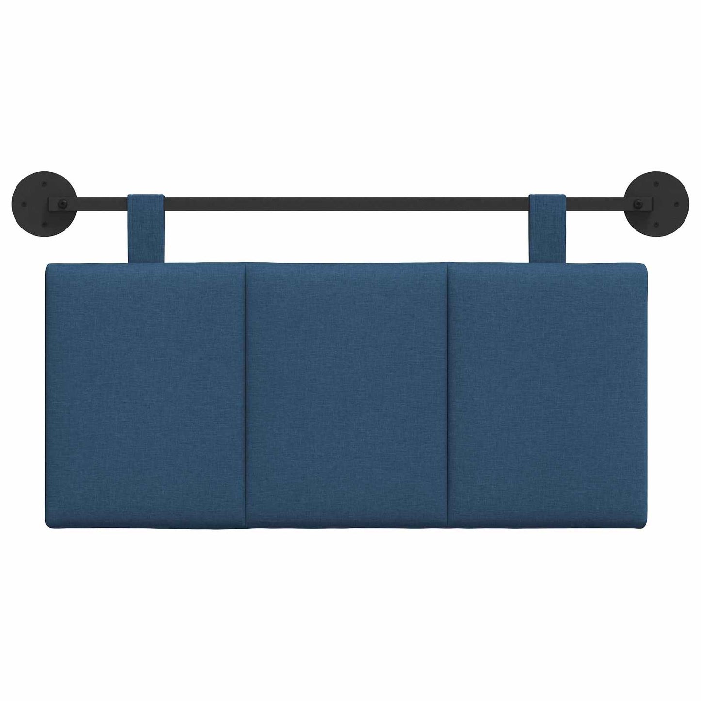 Testata appesa Montaggio a parete Blu 90 x 55 x 5 cm Tessuto