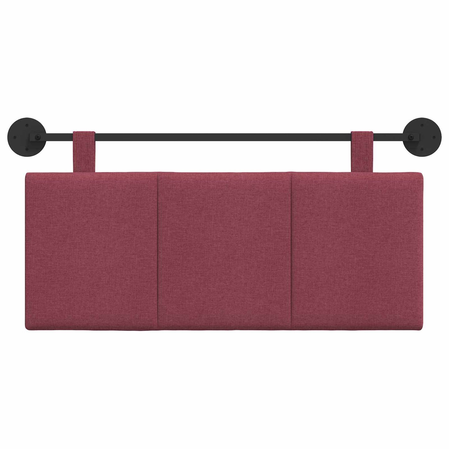 Testata appesa Rigato Rosso Vino 110 x 55 x 5 cm Tessuto