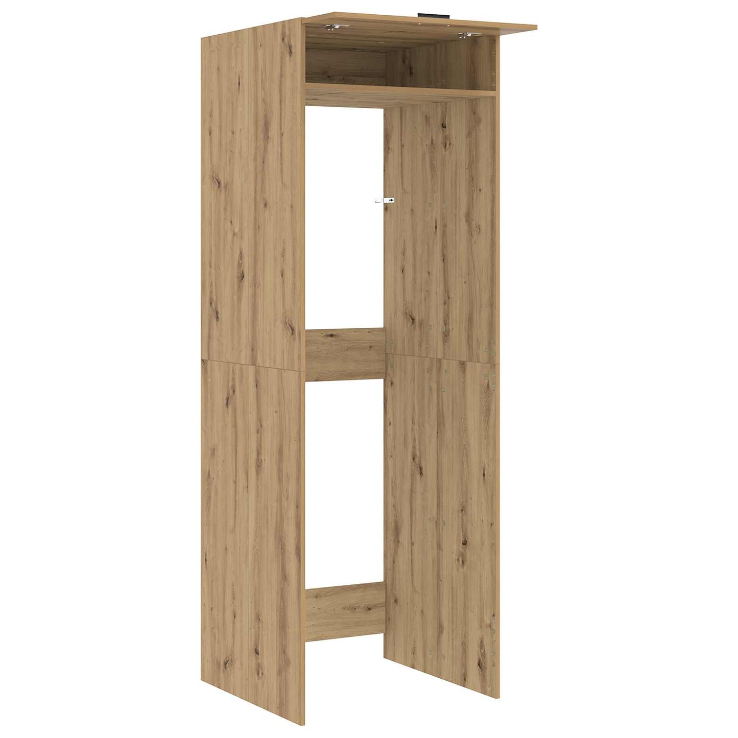 Mobiletto per lavatrice Rovere artigianale 67,5 x 68 x 200 cm