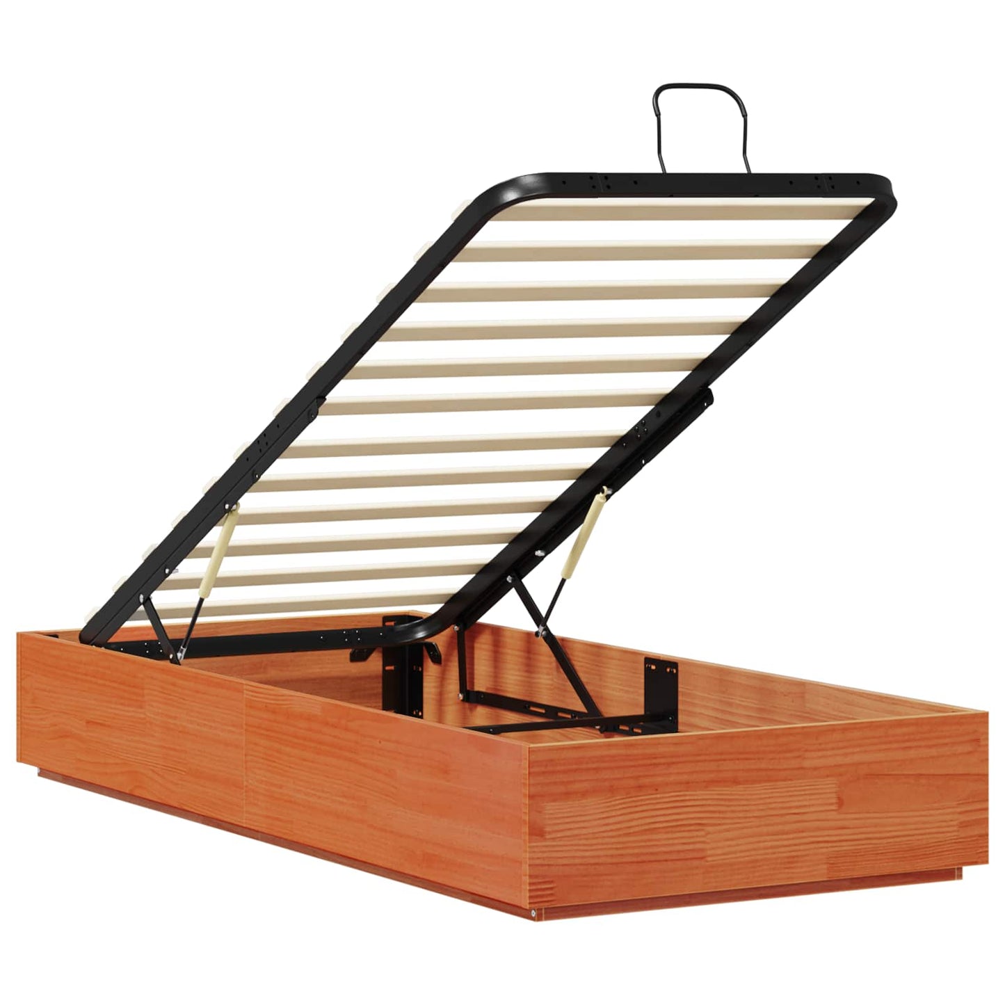 Letto ottomano Marrone Cera 80 x 200 cm Legno di pino massiccio