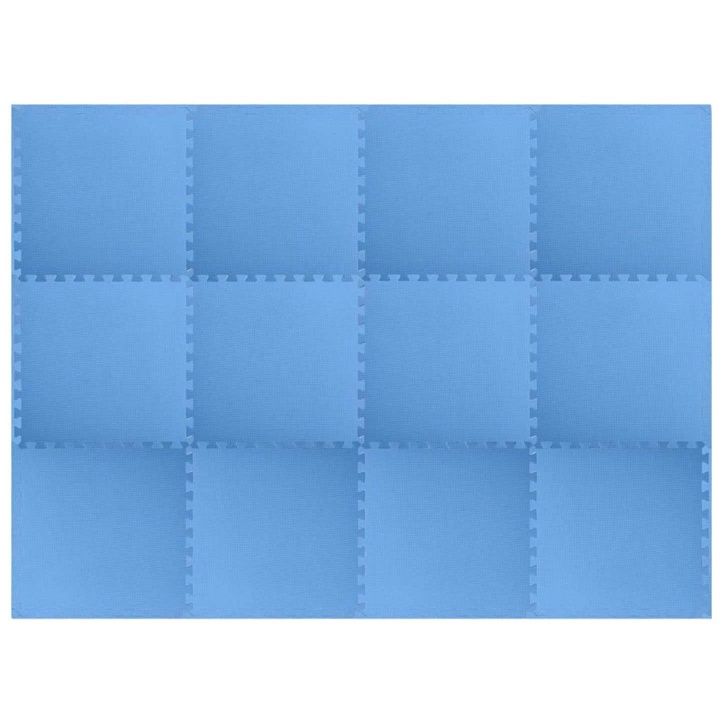 Tappetini da Esercizio Puzzle 12 pcs Blu 4,32 ? Schiuma EVA