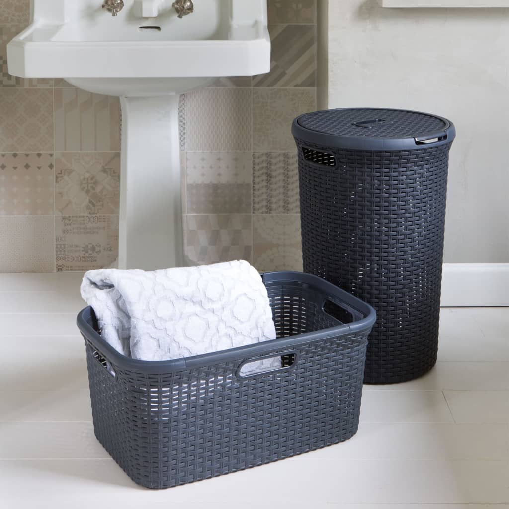 Curver Cesto Portabiancheria Style 45 L Antracite