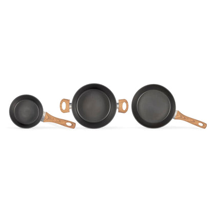 Livoo Set di Pentole 5 pz in Alluminio Nero
