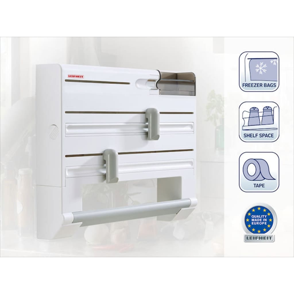 Leifheit Portarotoli a Parete Parat Plus Bianco 25723