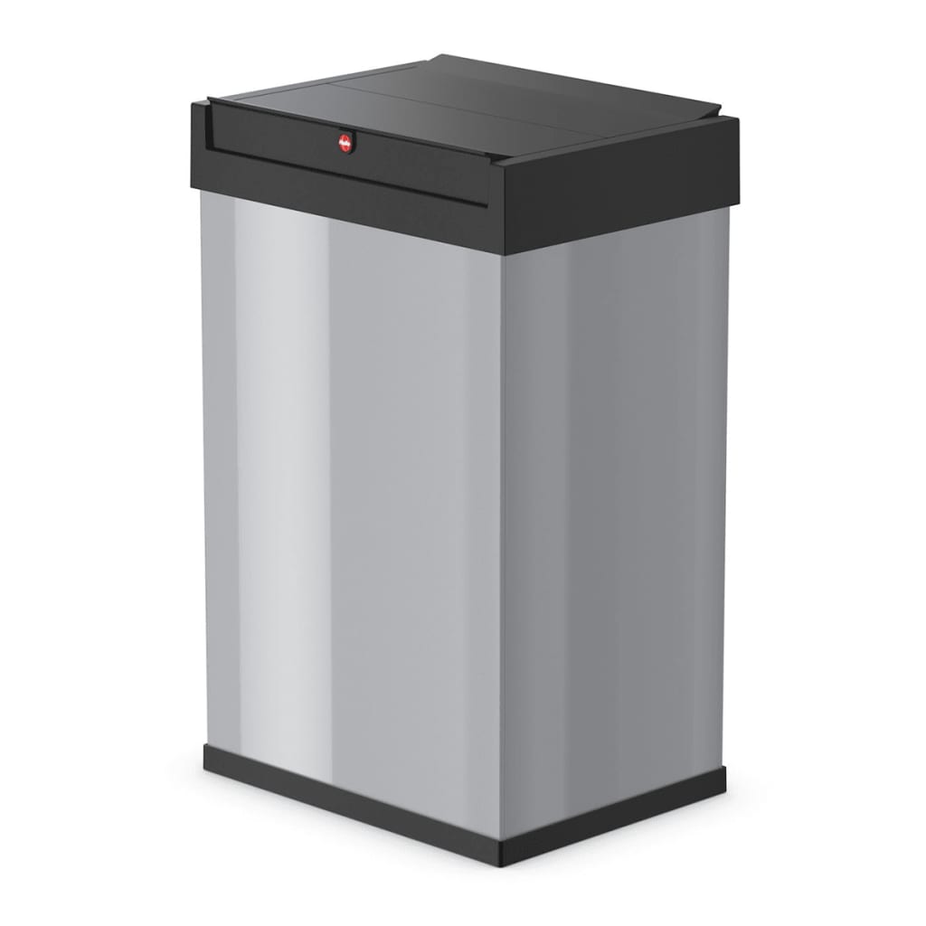 Hailo Pattumiera Big-Box Swing Taglia L 35 L Argento 0840-131