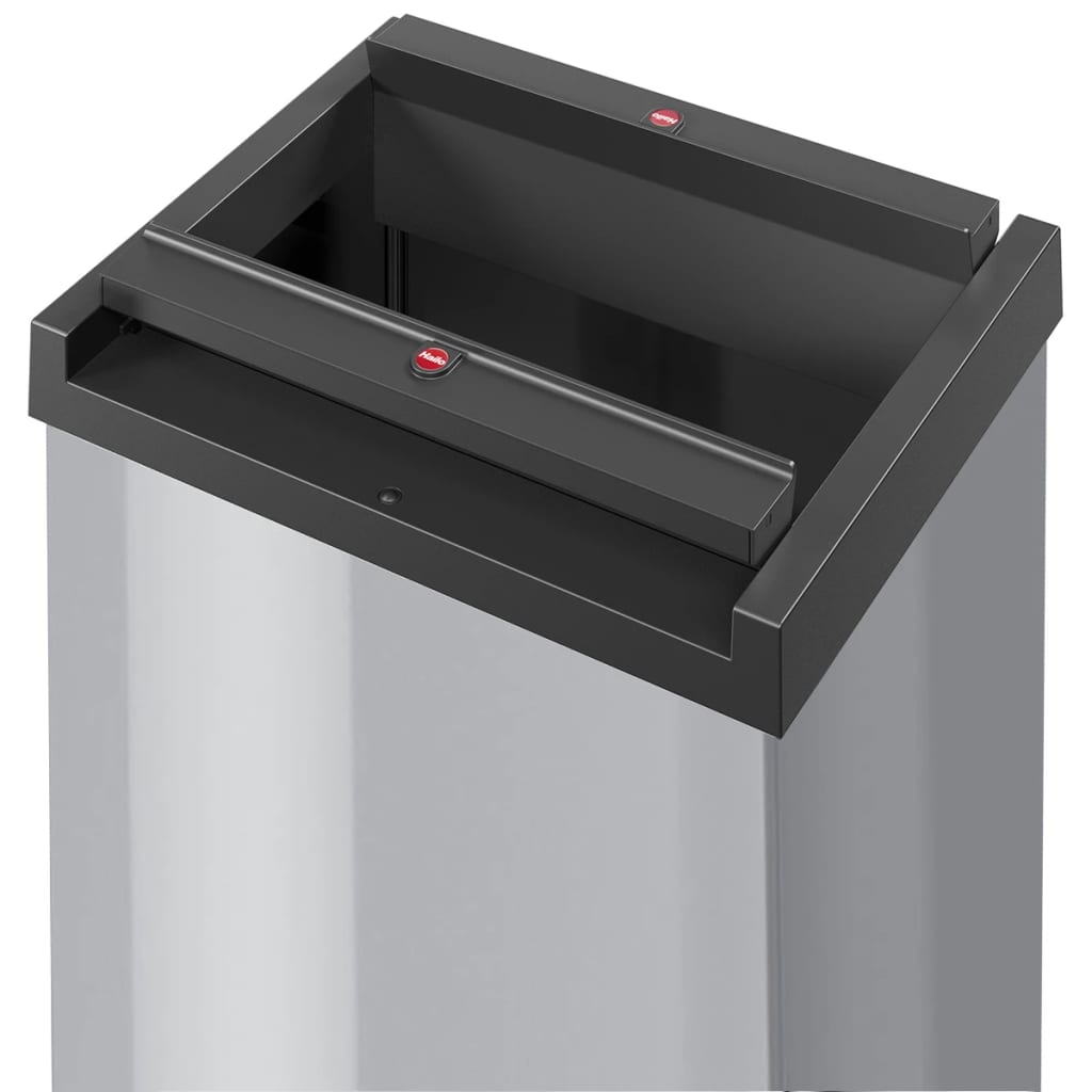 Hailo Pattumiera Big-Box Swing Taglia L 35 L Argento 0840-131