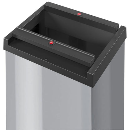 Hailo Pattumiera Big-Box Swing Taglia L 35 L Argento 0840-131