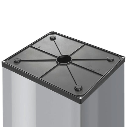 Hailo Pattumiera Big-Box Swing Taglia L 35 L Argento 0840-131