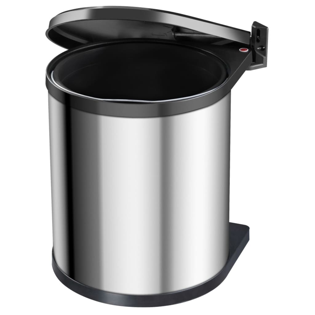 Hailo Pattumiera da Dispensa Compact-Box Taglia M 15 L Acciaio Inox 3555-101