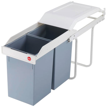 Hailo Pattumiera da Dispensa Multi-Box Duo Taglia L 2x14 L Crema 3659-001
