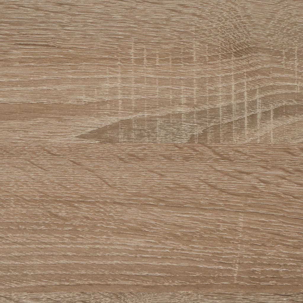 FMD Tavolino da Caffè con Mensola 100x60x46 cm Rovere