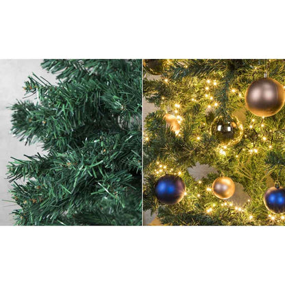 HI Albero di Natale con Supporto in Metallo Verde 180 cm