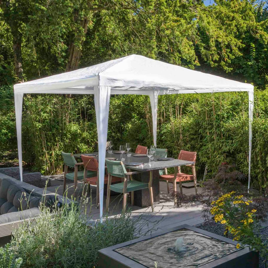 HI Gazebo 3x3 m Bianco