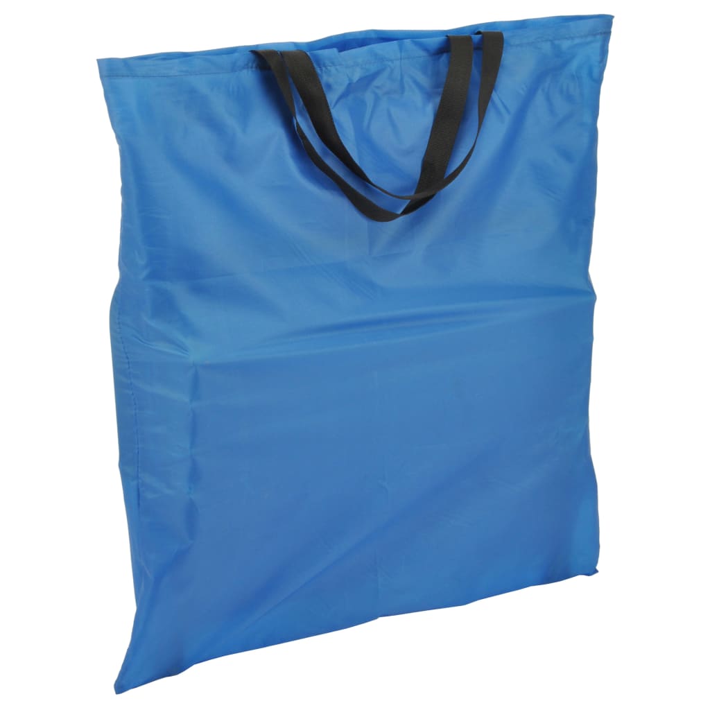 HI Sedia a Stuoia da Spiaggia Pieghevole in PVC Blu