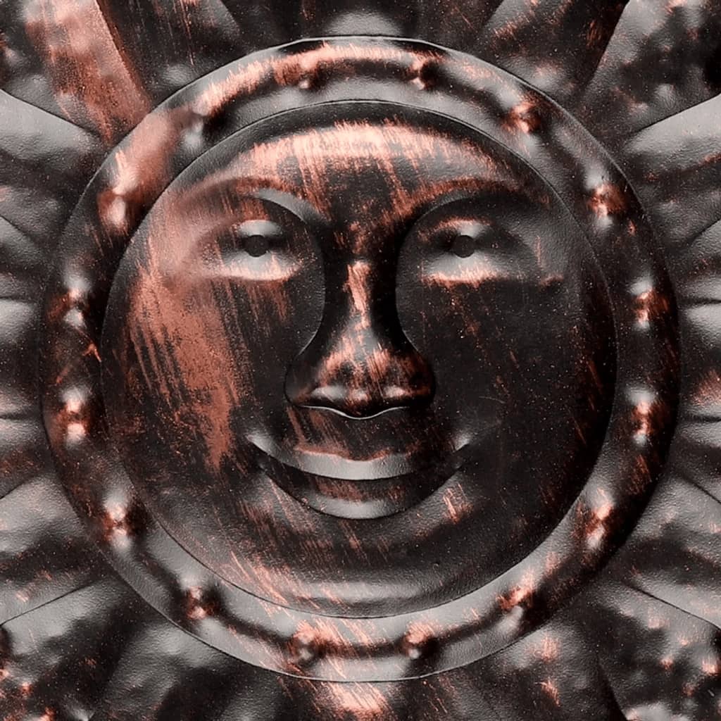 HI Luce Solare a LED da Parete Decorativa Sole Splendente 40x4 cm