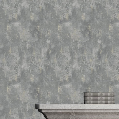 DUTCH WALLCOVERINGS Carta da Parati Motivo Calcestruzzo Grigio TP1008
