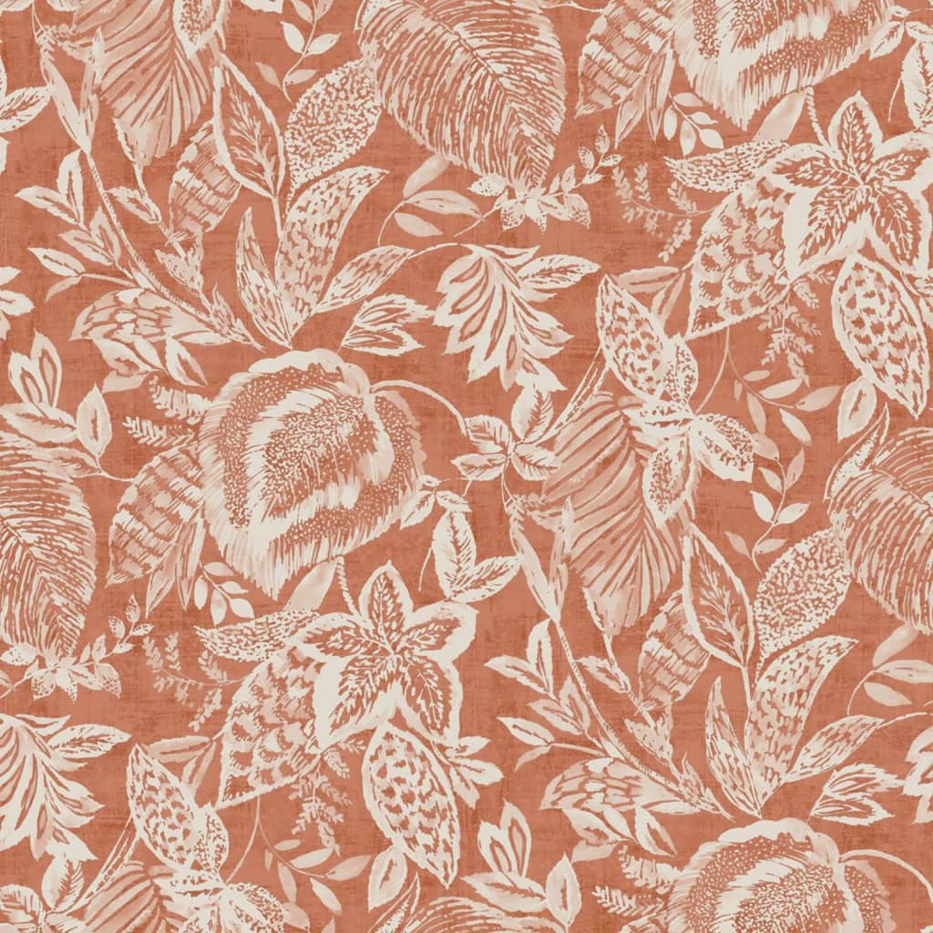 DUTCH WALLCOVERINGS Carta da Parati Mae Arancione e Beige