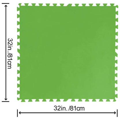 Bestway Protezioni Pavimento Flowclear 9 pz Verdi 5,47 mÂ²