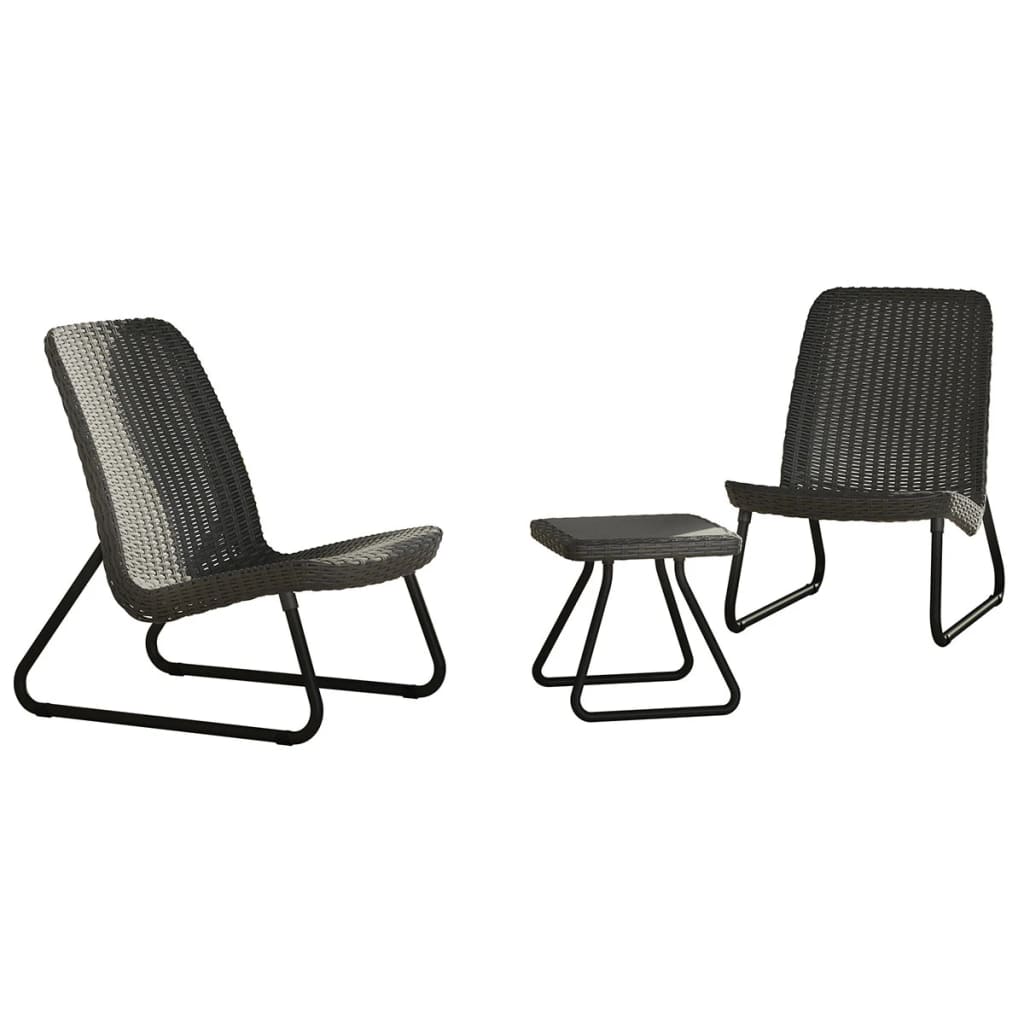 Keter Set Mobili da Patio 3 pz Rio Grafite