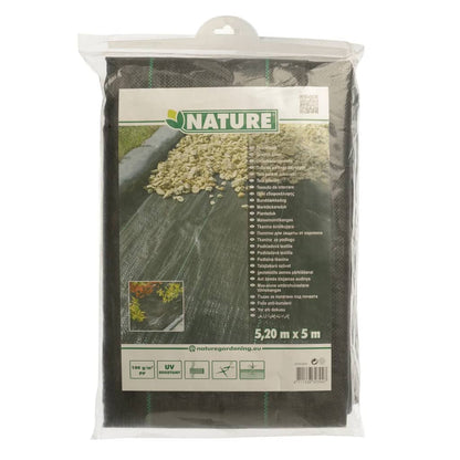 Nature Telo Pacciamatura 5,2x5 m Nero