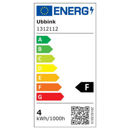 Ubbink Set Cascata Nevada 60 cm con LED in Acciaio Inox