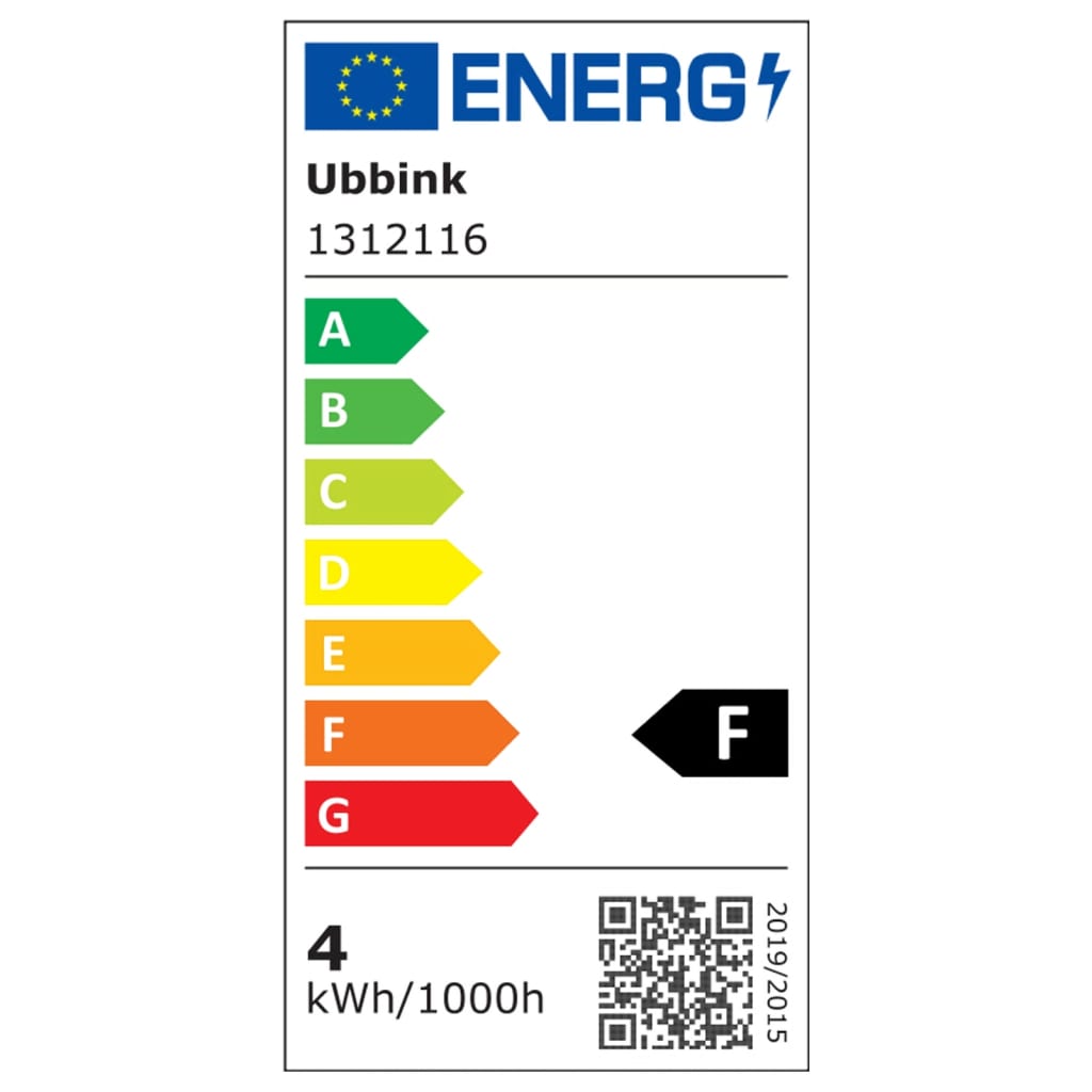 Ubbink 1312116 Striscia a 35 luci a LED 60 cm bianco