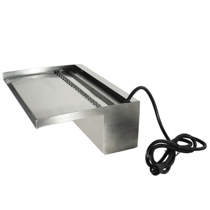 Ubbink Cascata da Giardino Niagara con LED 30 cm Argentata 1312124