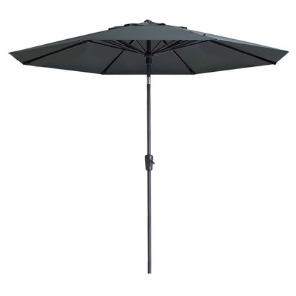 Madison Ombrellone da Giardino Paros II Luxe 300 cm Grigio