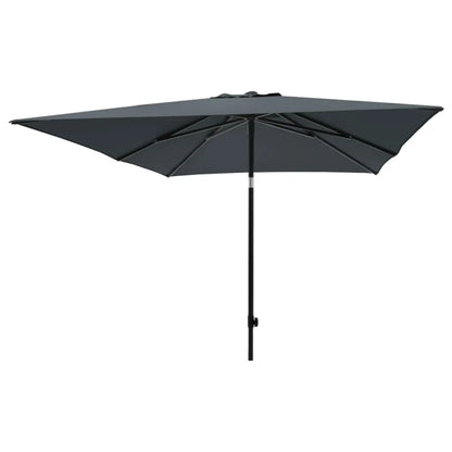 Madison Ombrellone da Giardino Denia 200x200 cm Grigio