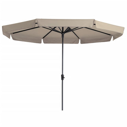 Madison Ombrellone da Giardino Syros Luxe 350 cm Rotondo Ecru