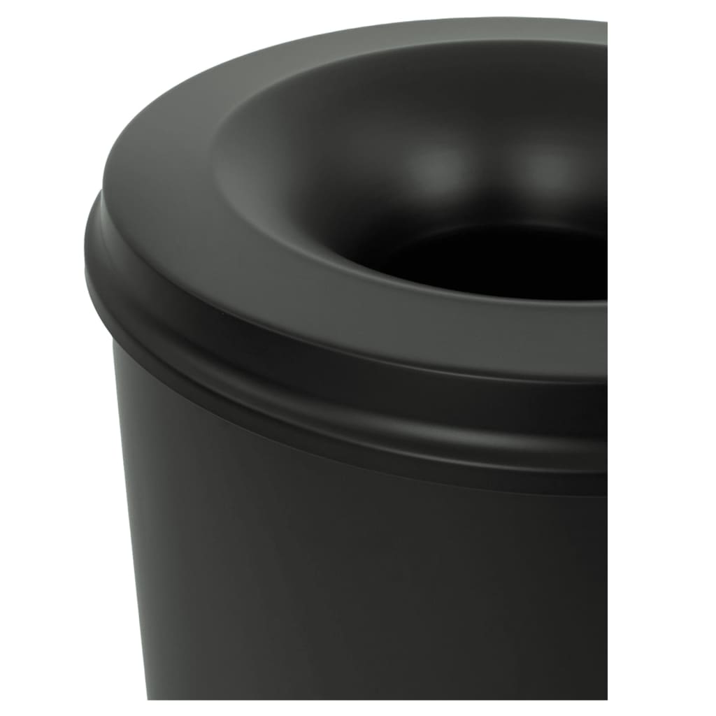 V-Part Cestino per Carta Autoestinguente 80 L Nero