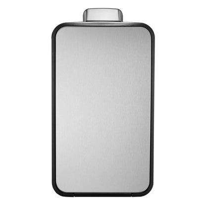 EKO Pattumiera a Pedale Ecoslim 2x20 L Argento Opaco
