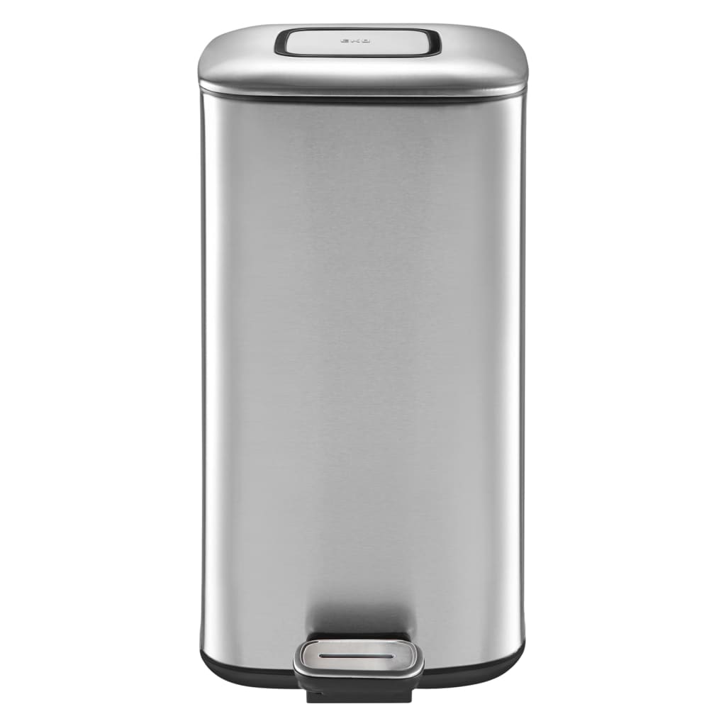 EKO Pattumiera a Pedale Regent 20 L Argento Opaco