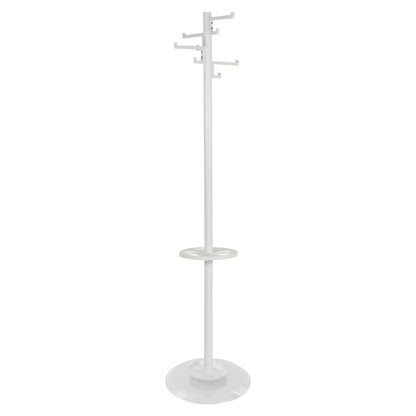V-Part Appendiabiti a Piantana con 8 Ganci Porcelain Bianco 178 cm