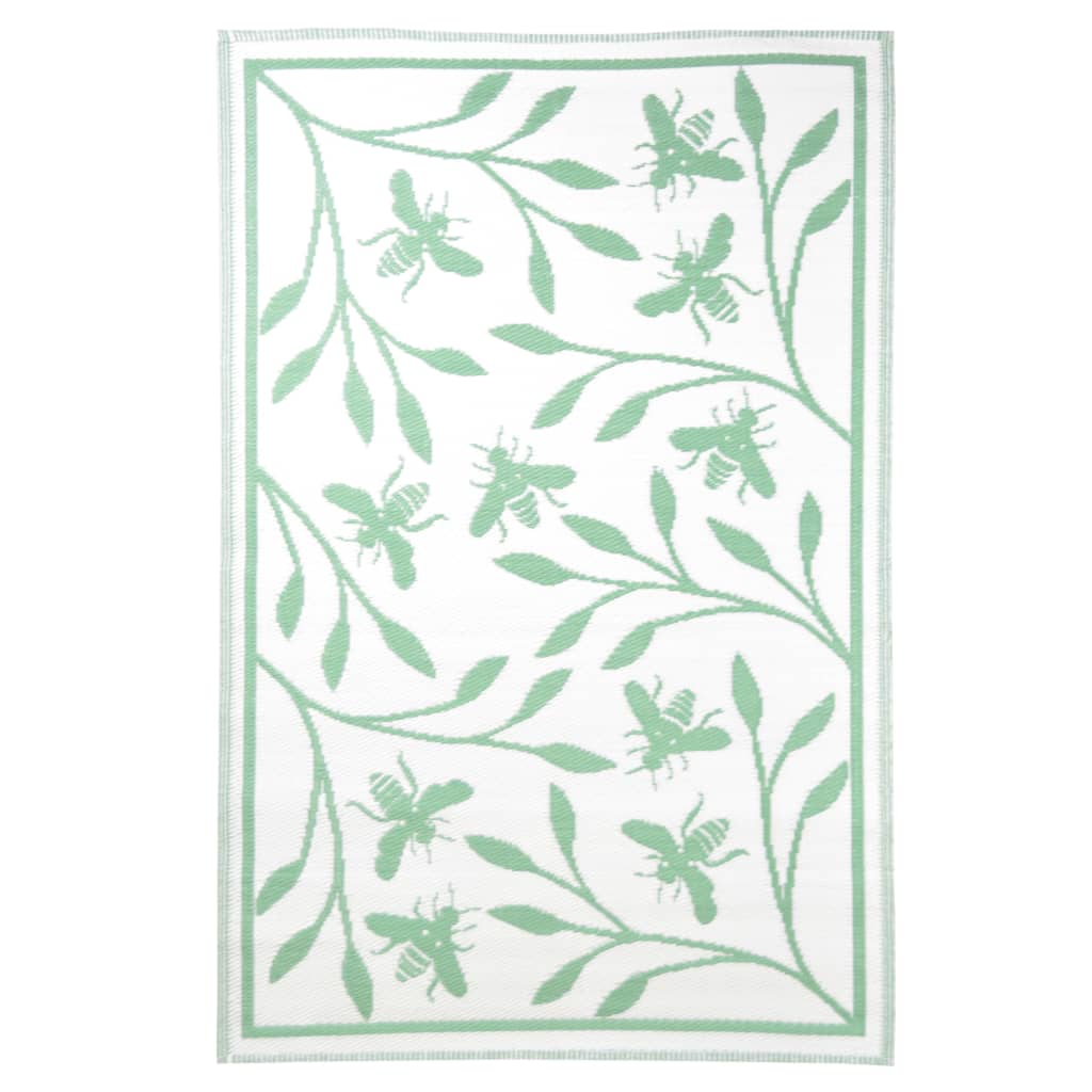 Esschert Design Tappeto da Esterno 182x122 cm Stampa con Api