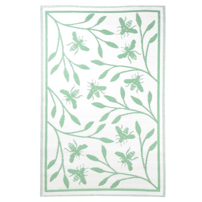 Esschert Design Tappeto da Esterno 182x122 cm Stampa con Api