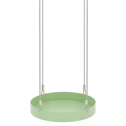 Esschert Design Vassoio Sospeso per Piante Rotondo Verde S