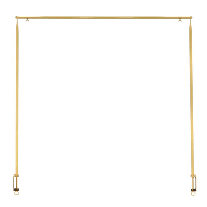 Esschert Design Asta da Tavolo Decorativa con Morsetto Oro