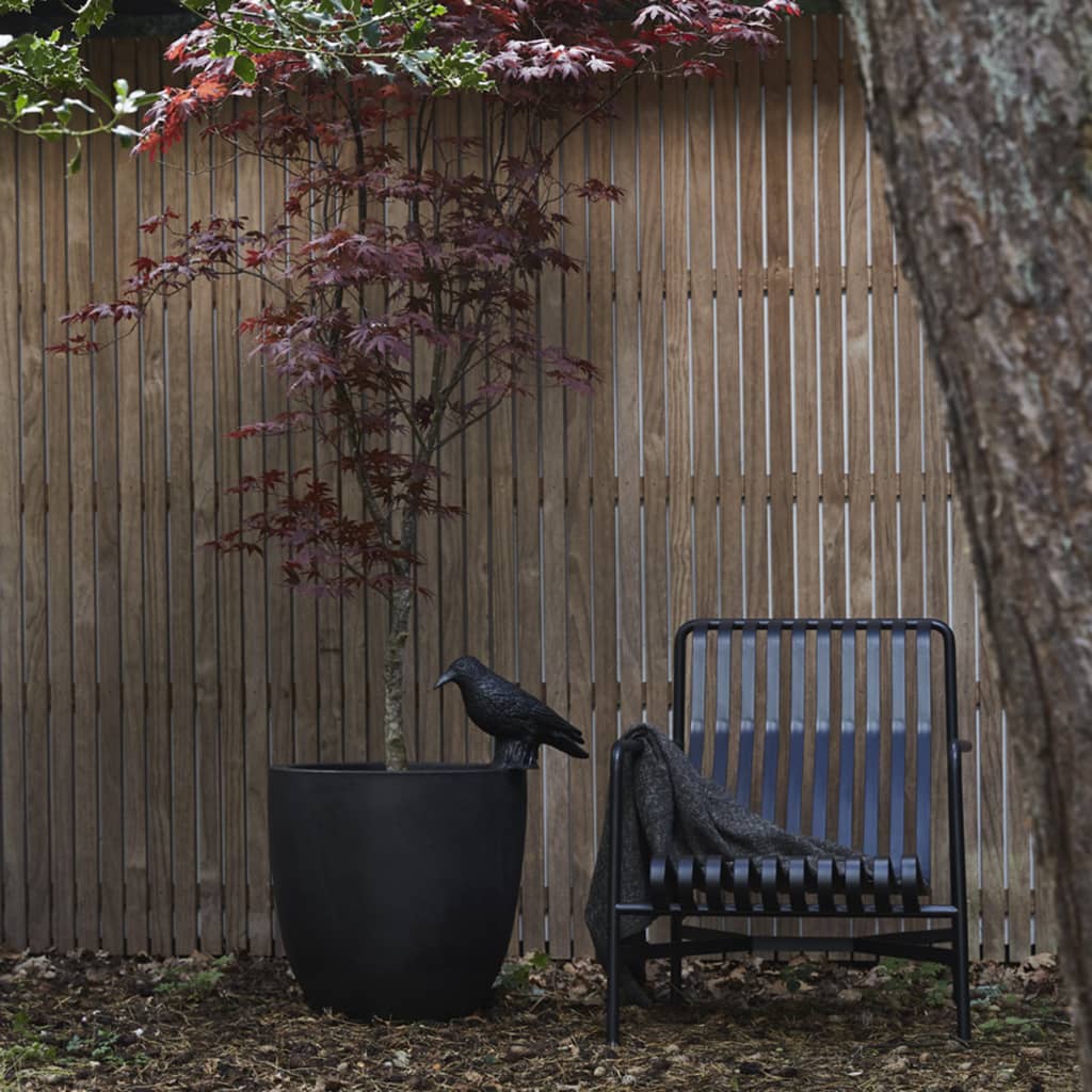 Capi Fioriera Urban Smooth Rotonda 54x52 cm Nera KBL935