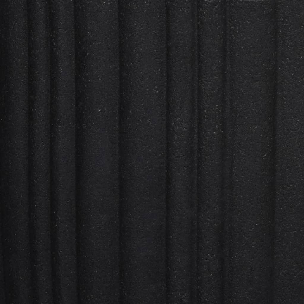 Capi Vaso Urban Tube a Cono 40x40 cm Nero KBLT801