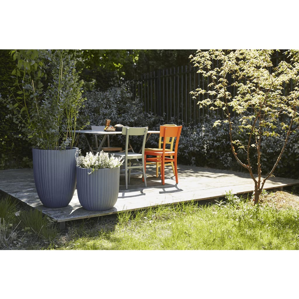 Capi Vaso Urban Tube Elegante Basso 46x58 cm Grigio Scuro
