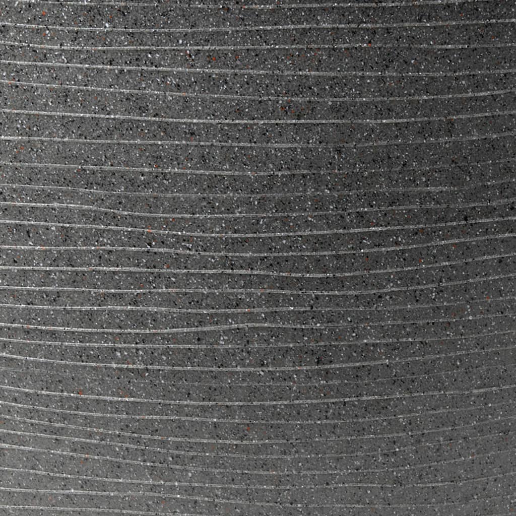 Capi Vaso per Piante Arc Granite Basso 61x25 cm Antracite